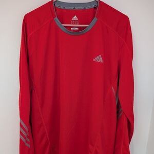 Adidas Climalite Running Shirt. Vented with Reflective Highlights. Size XL